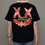 Ricky is Clown Papercut Horse Applique Embroidery Tee