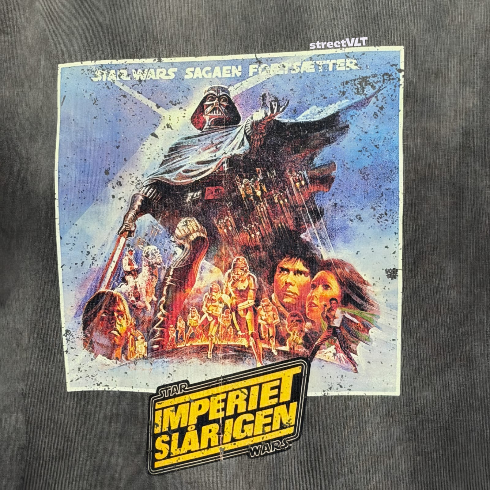 Gro Grocery Star Wars The Emperor Strikes Back 1980 Poster Washed Tee