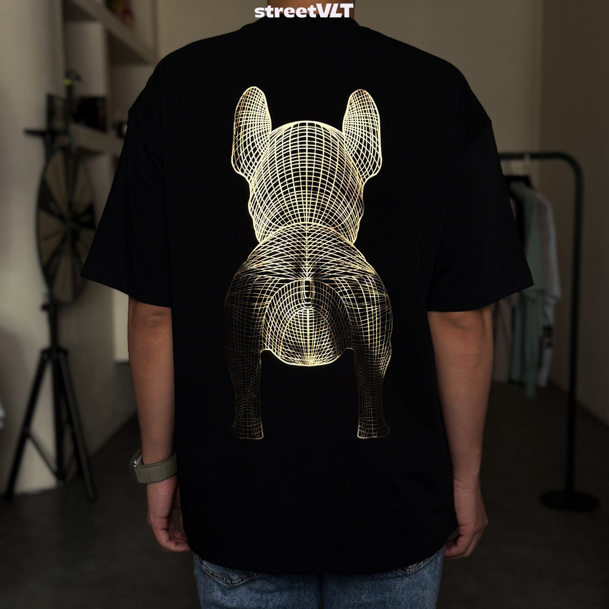 Life Work Korea Big Radog Gold  Tee Lifework Original