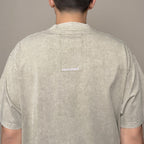 Gro Grocery Basic Washed Boxy Grey Olive Tee