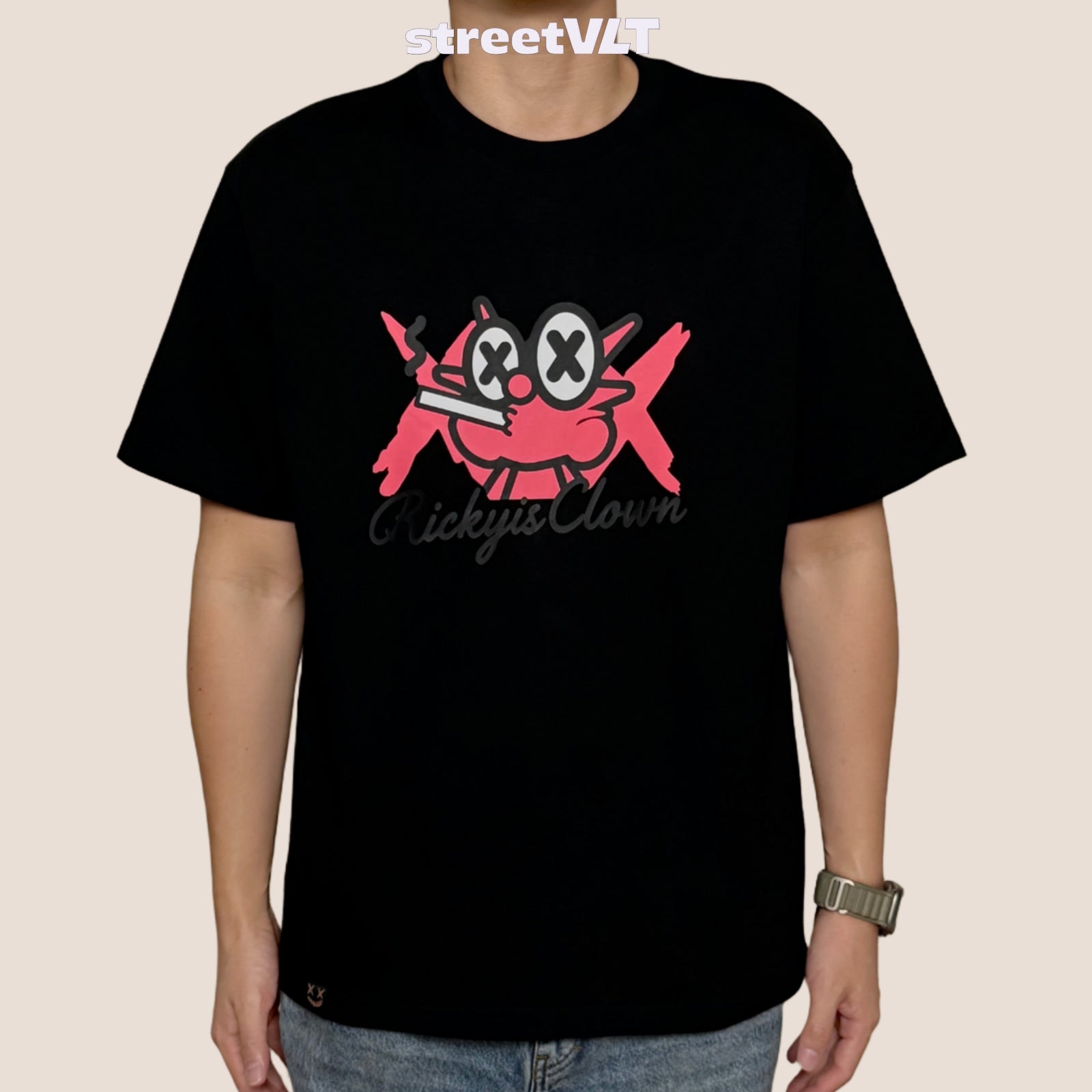 Ricky is Clown Pineapple Head Loves Chic Tee