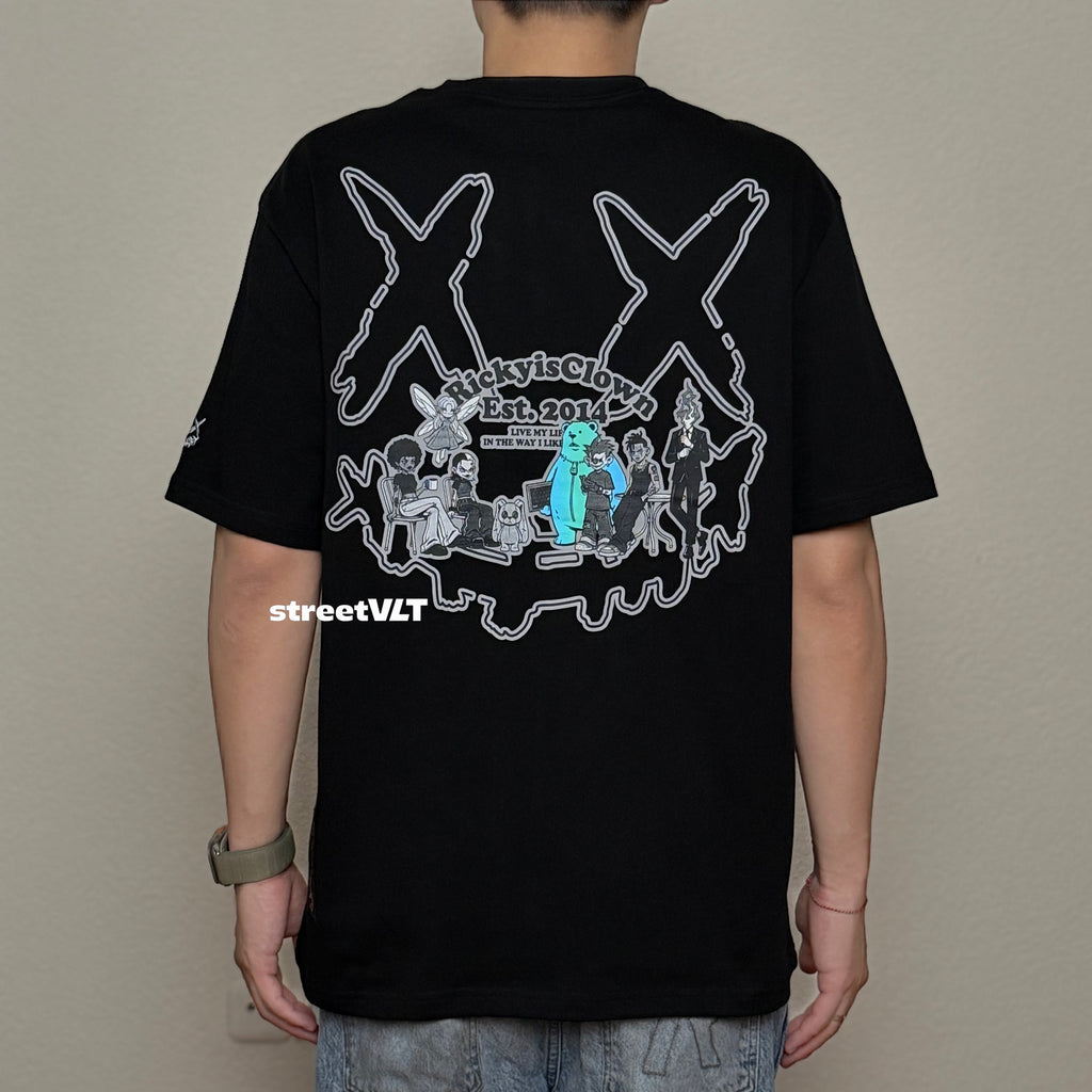 Ricky is Clown Paradise Refletive Tee