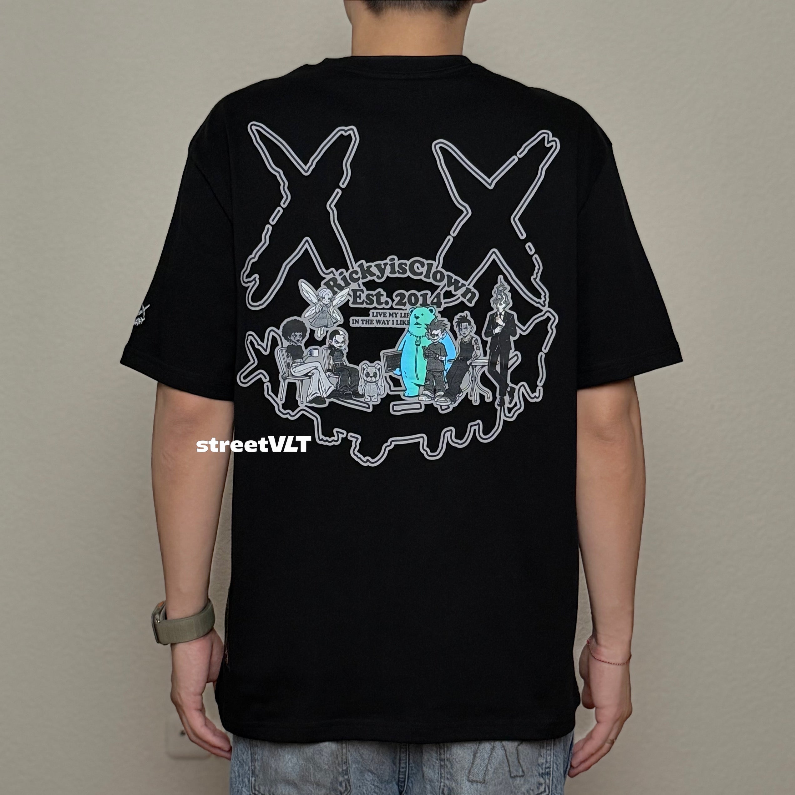 Ricky is Clown Paradise Refletive Tee