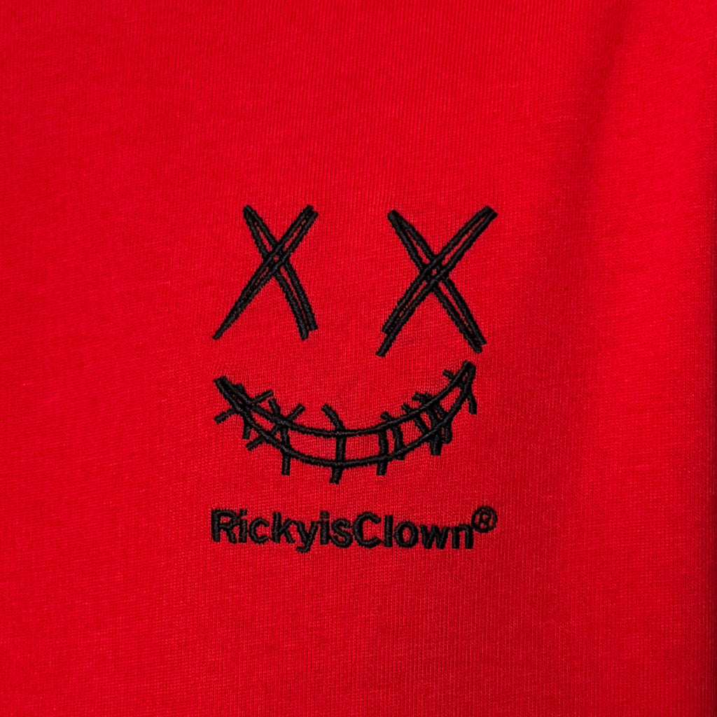 RIC Ricky is Clown Black Mamba Embroidery Red Tee Original