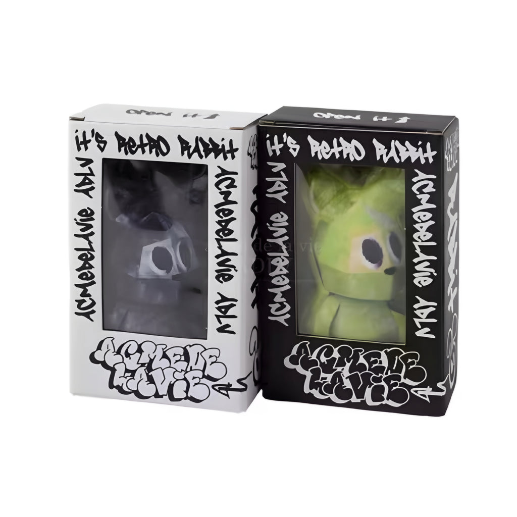 ADLV Retro Rabbit Doll Flat Key Ring