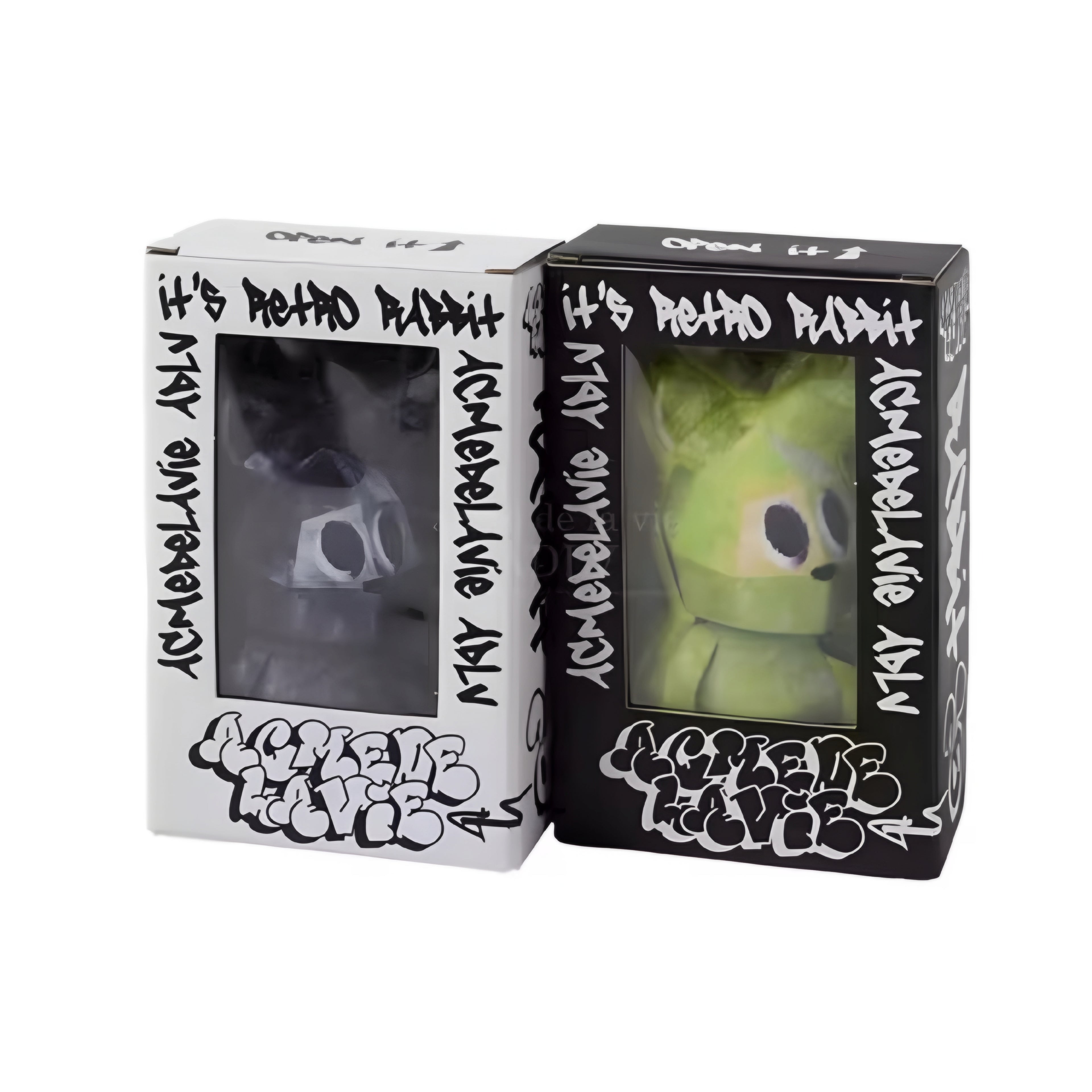 ADLV Retro Rabbit Doll Flat Key Ring