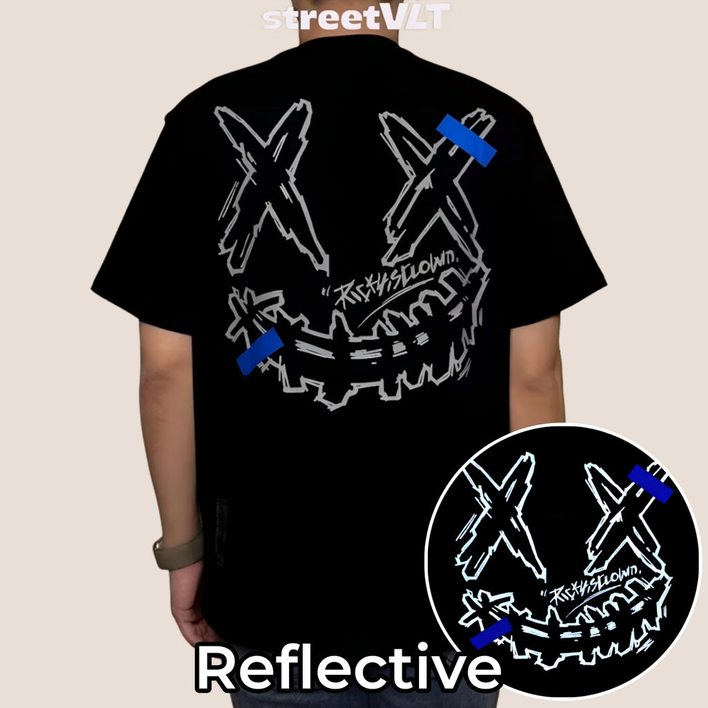 Ricky is Clown Photo Sticker Reflective Tee