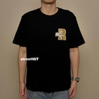 Ricky Is Clown Pegasus Gold Horse Black Tee