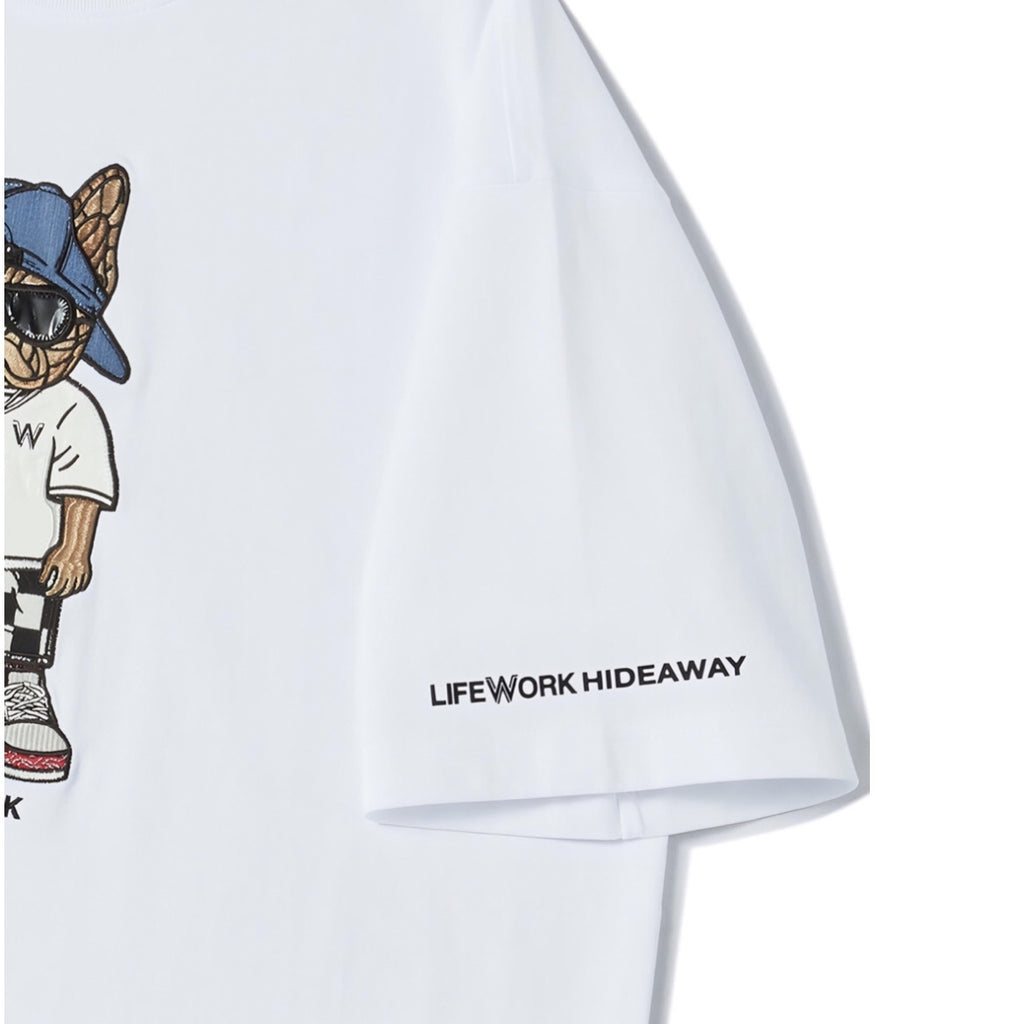 Life Work Korea Snap Hip Dog Tee