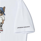 Life Work Korea Snap Hip Dog Tee