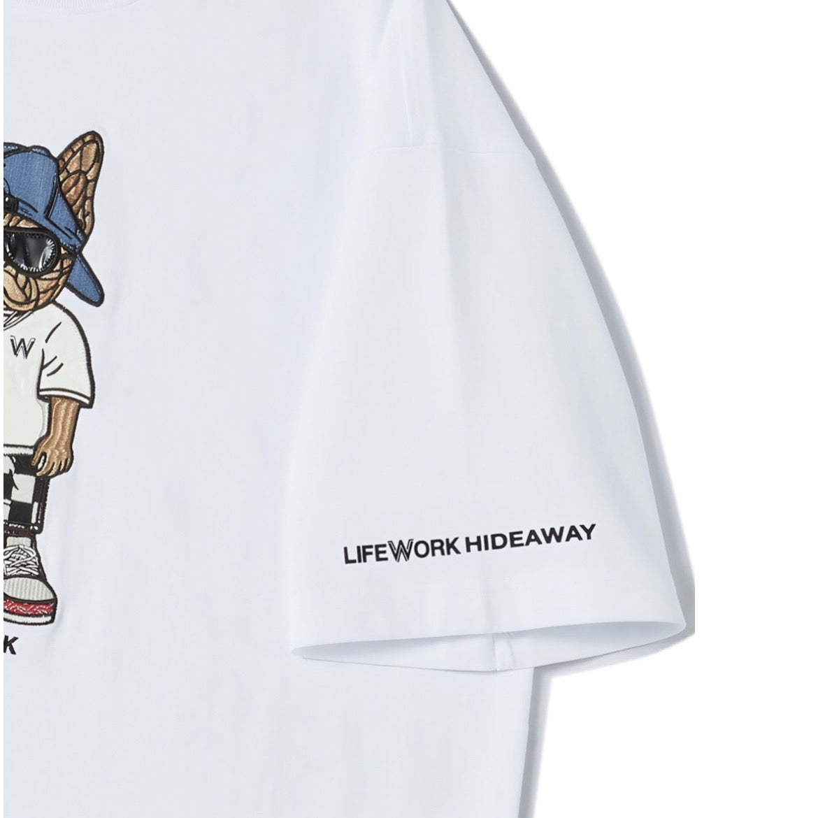 Life Work Korea Snap Hip Dog Tee