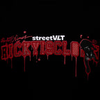 Ricky is Clown Bloody Black Panther Patch Embroidered Tee