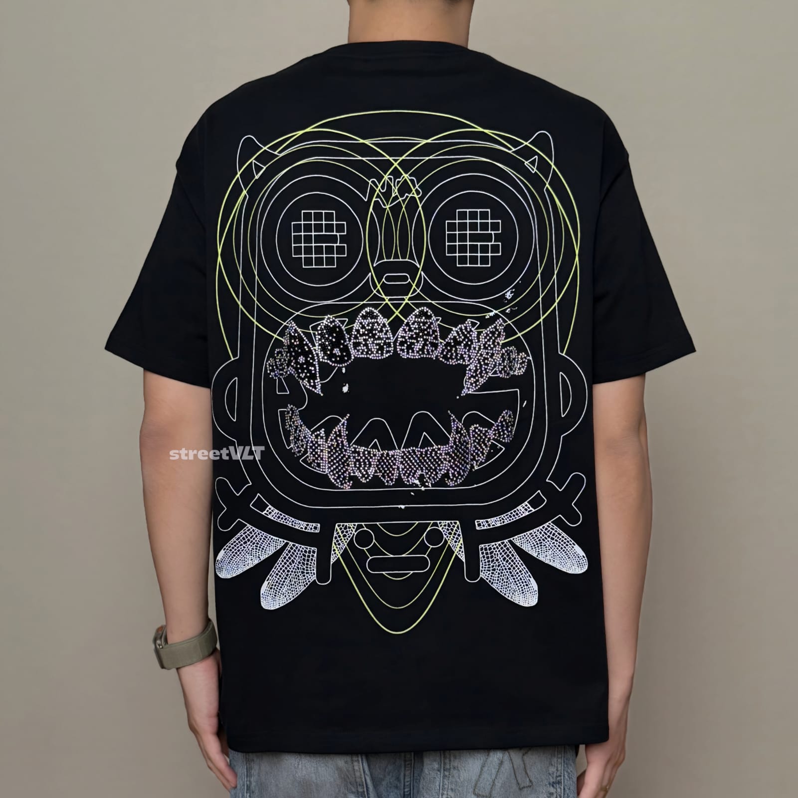 Calmmind Psychedelic Insect Stones Monster Tee