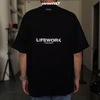 Life Work Korea Woven Pocket Embroidered Tee