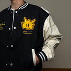 Ricky is Clown Pineapple Head Towel Baseball Varsity Jacket