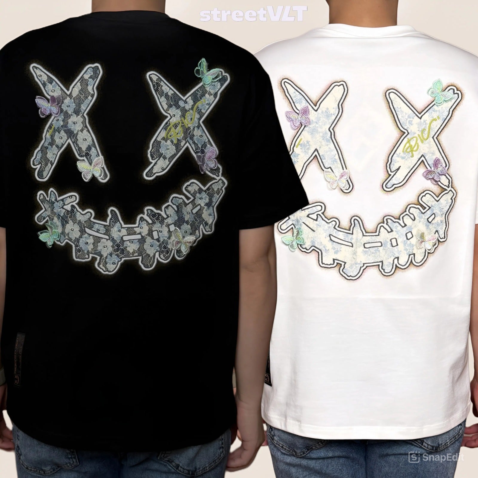 Ricky is Clown Colorful Butterfly Silk Language Tee