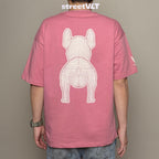 Life Work Korea Silket Big Radog Pink Tee Lifework Original