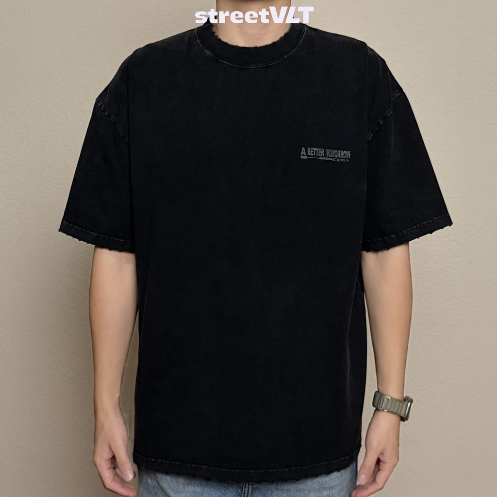 Gro Grocery X Toomore a Better Tomorrow Movie Poster Washed Tee