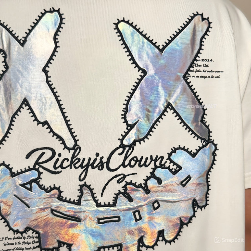 Ricky is Clown Light Wing Iridescent Tee