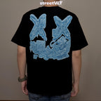 Ricky is Clown Ice Blue Embossed Tee