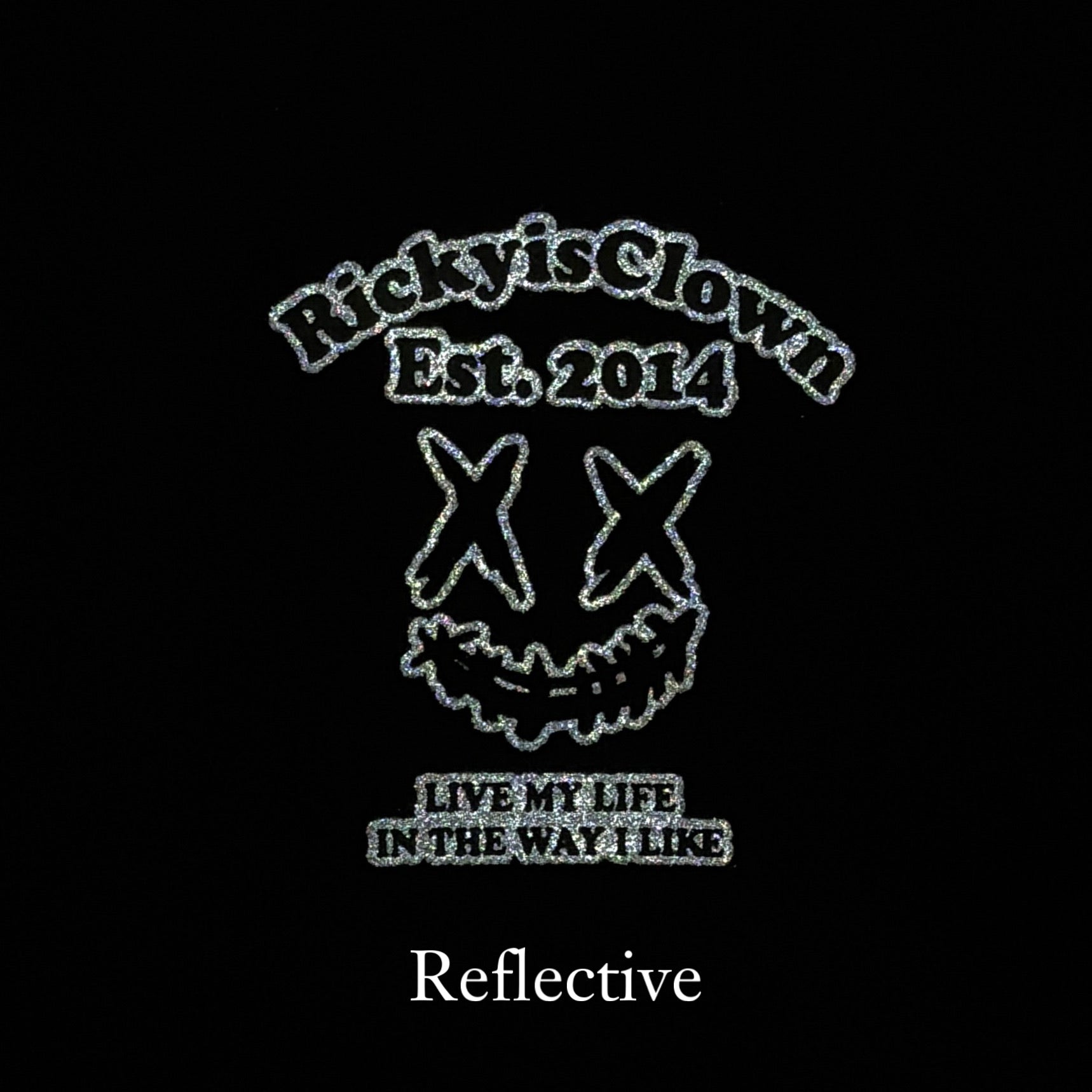 Ricky is Clown Paradise Refletive Tee
