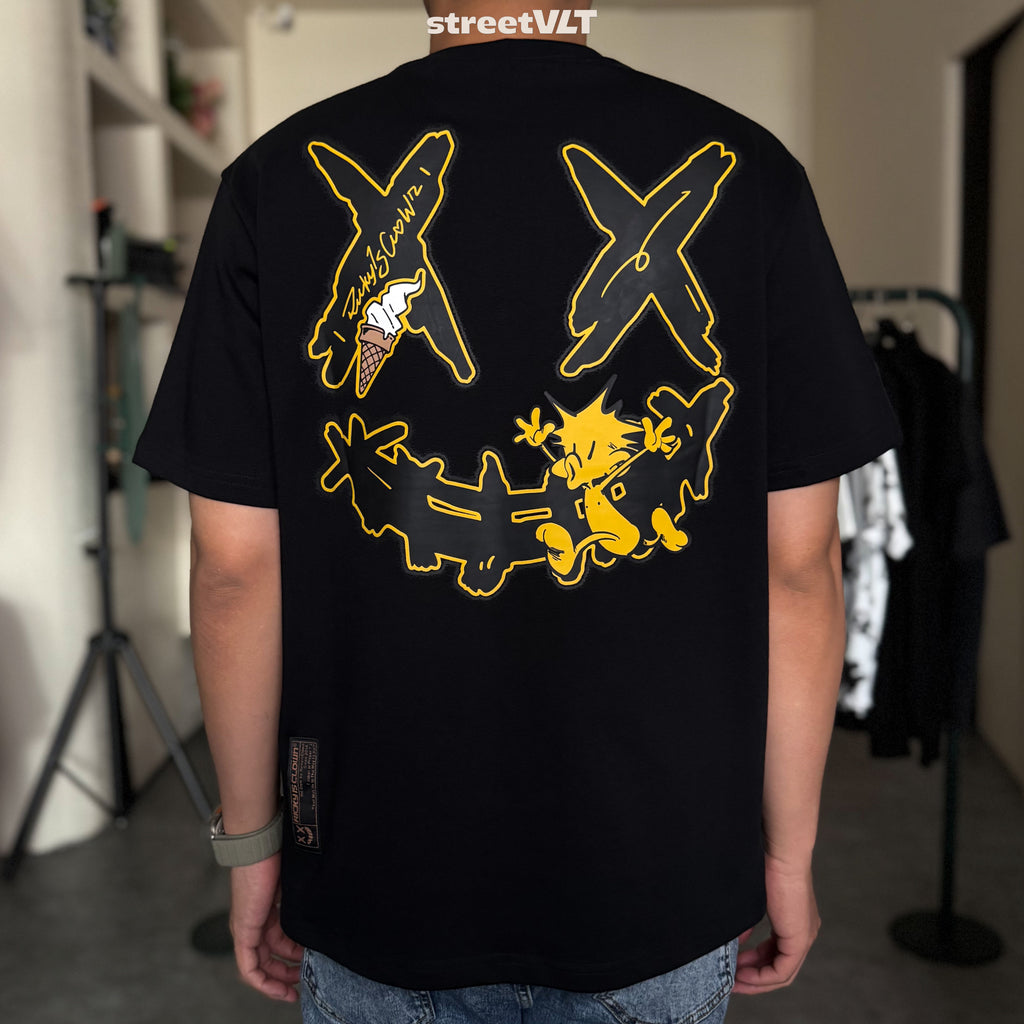 Ricky is Clown Running Pineapple Head Embroidered Tee