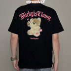 Ricky is Clown Hug Bear Pocket Tee