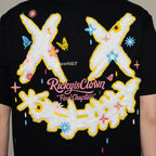 Ricky is Clown Flowers Falling in Rain Butterflies Tee