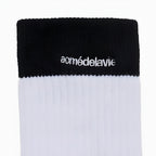 ADLV Color Point Lettering Sports Socks