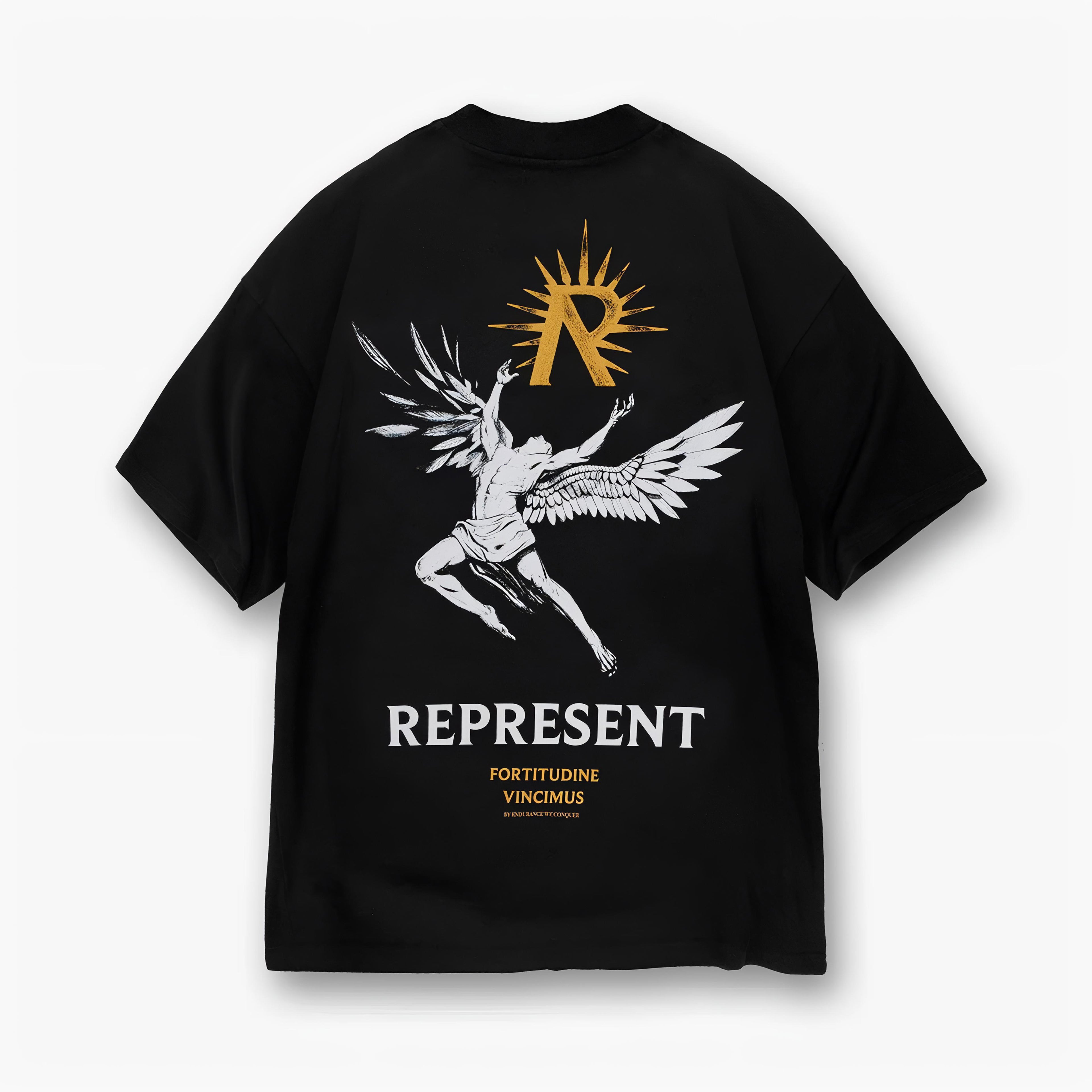 Represent UK Icarus Jet Black Tee
