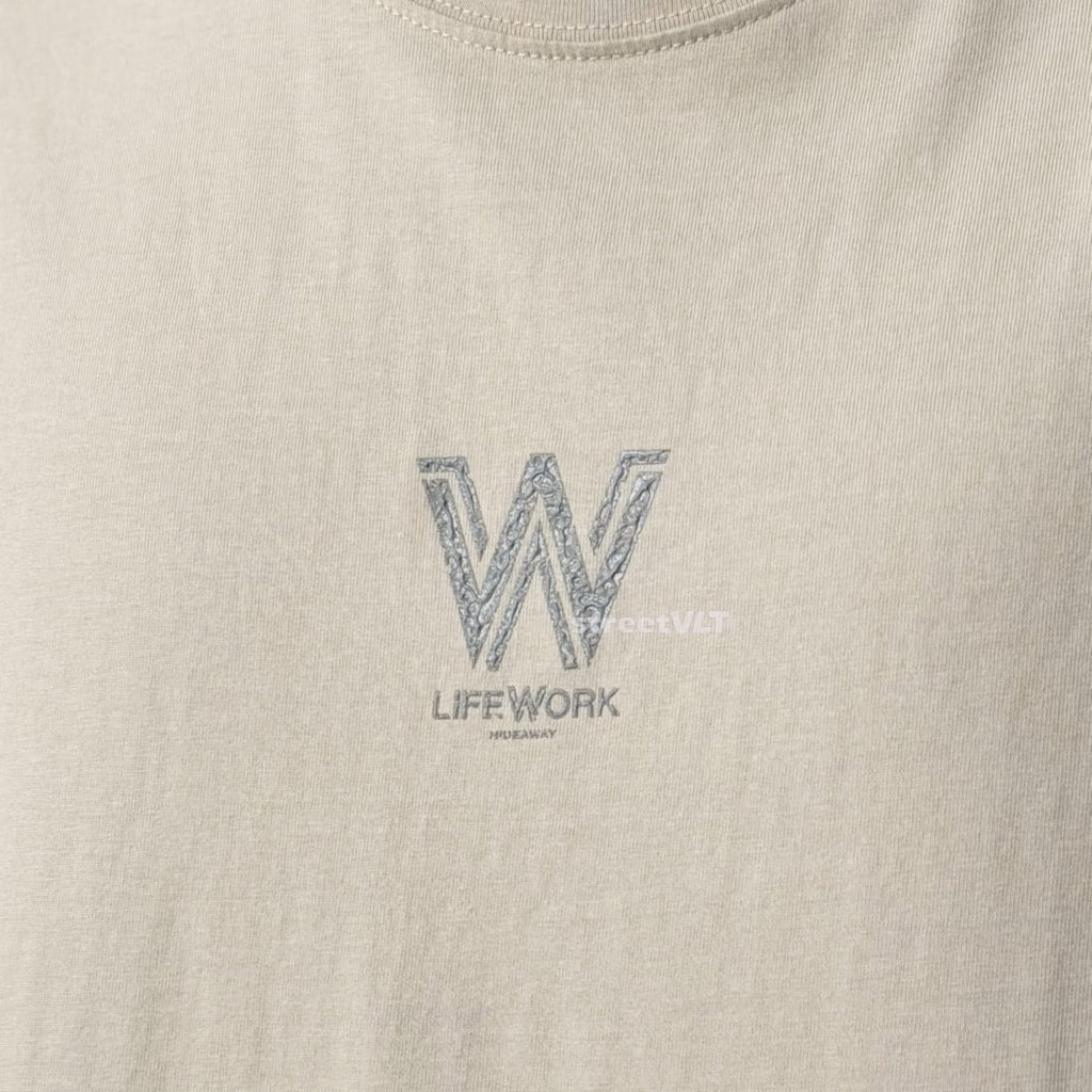 Life Work Korea Vintage Washed W Logo Tee