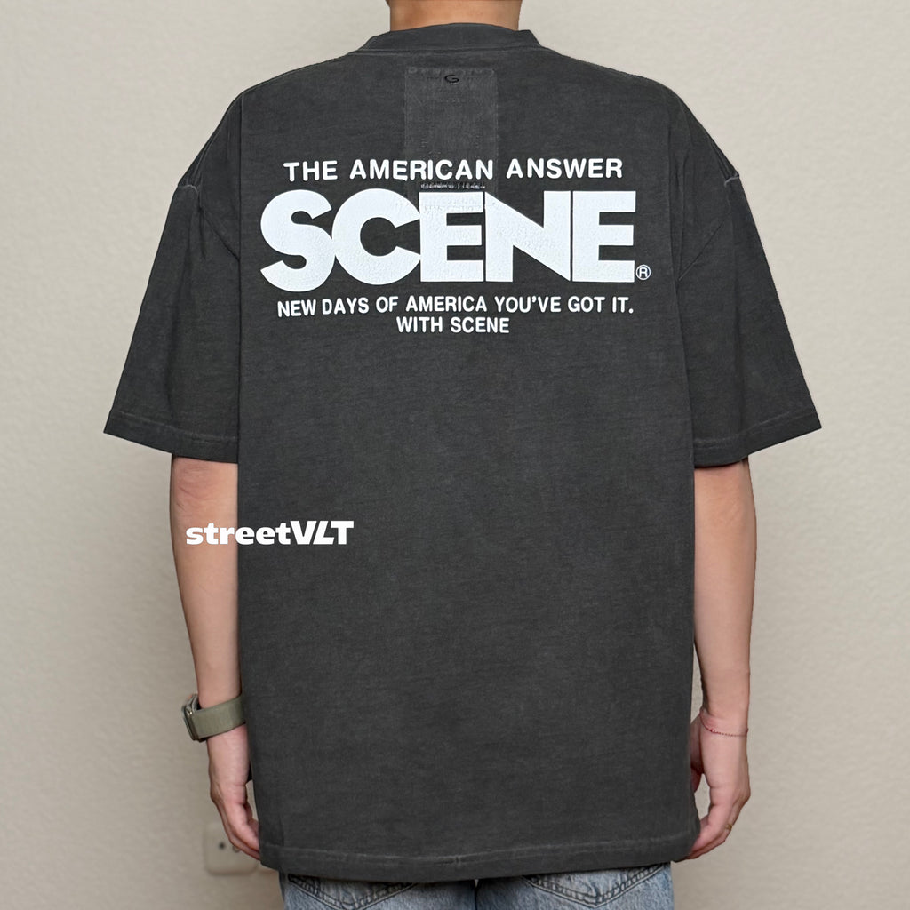 Gro Grocery Scene Painted Classic Washed Pocket Invoice Tee