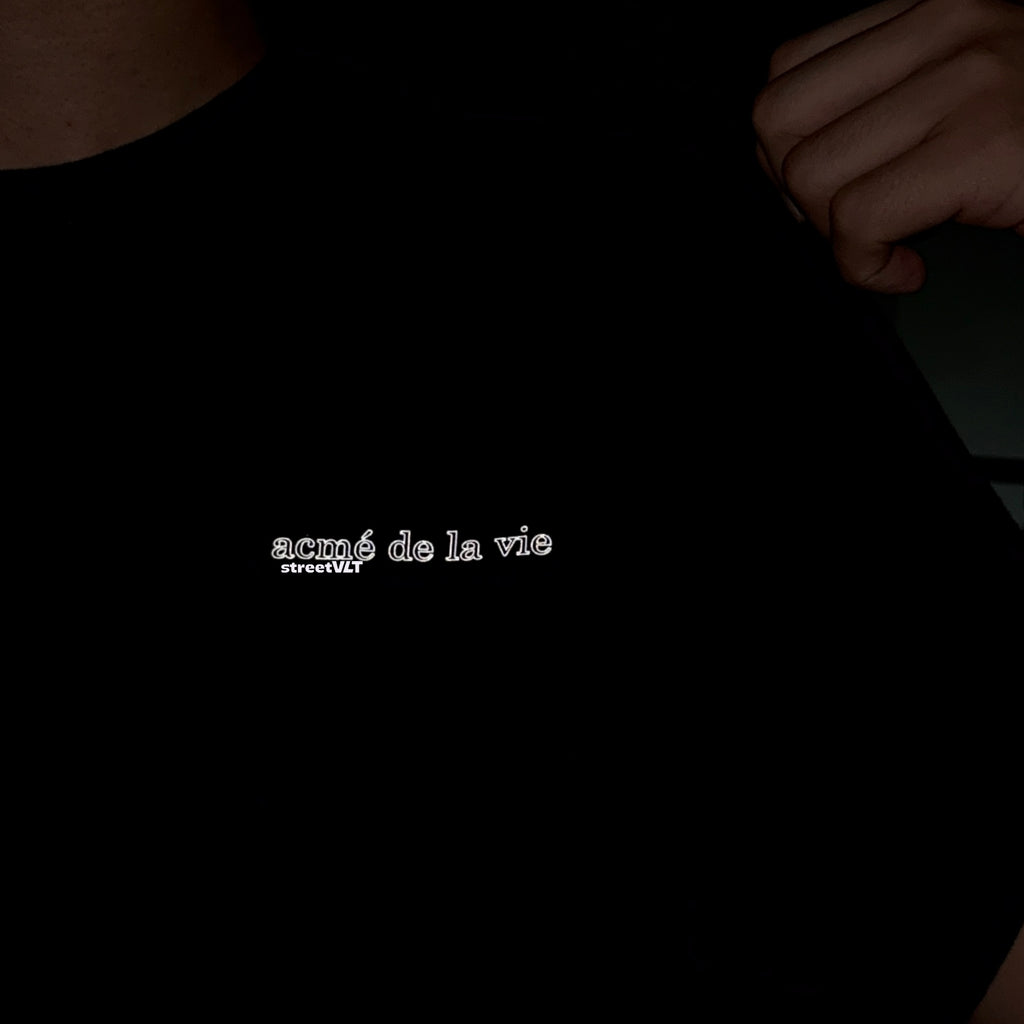 ADLV Reflection Basic Logo Reflective Short Sleeve T-Shirt Acme De La Vie