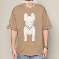Life Work Korea Silket Big Radog 26 Dark Beige Tee