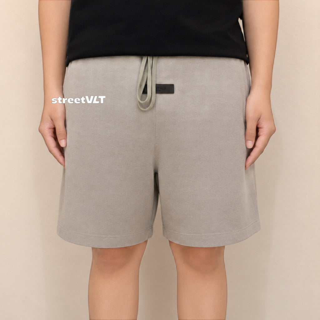 Essentials FOG Seal Gray Drawstring Shorts