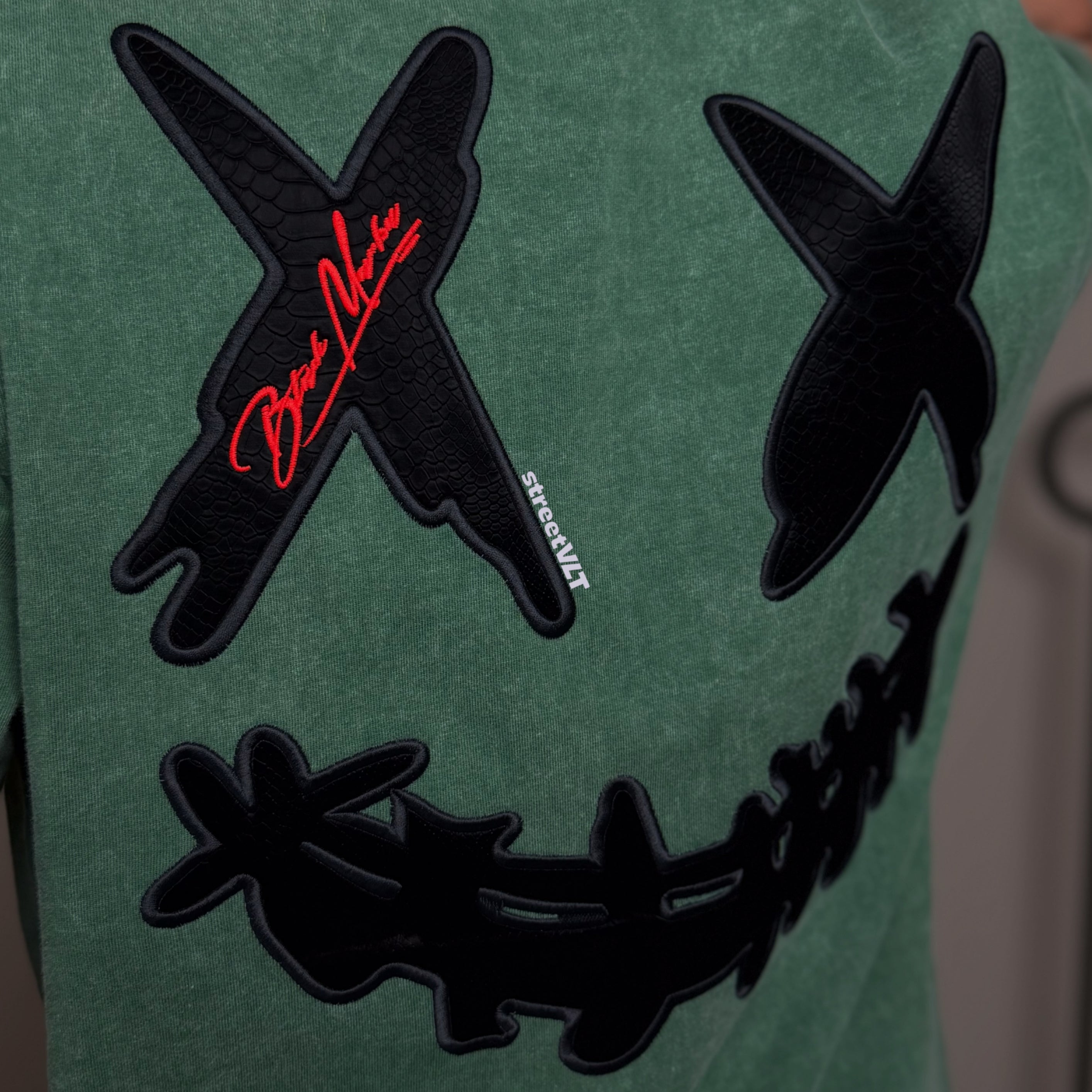 RIC Ricky is Clown Black Mamba Washed Dark Green Tee Original
