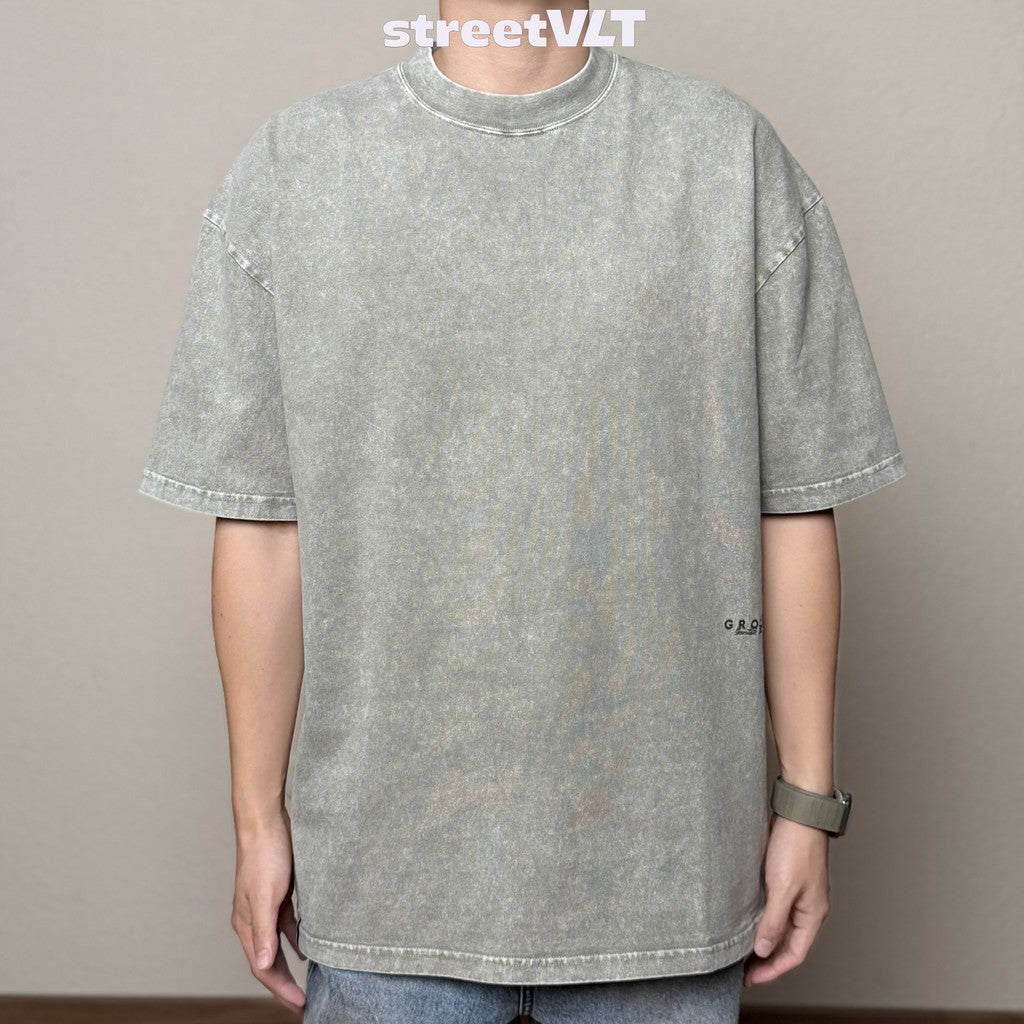 Gro Grocery Small Logo Washed Tee
