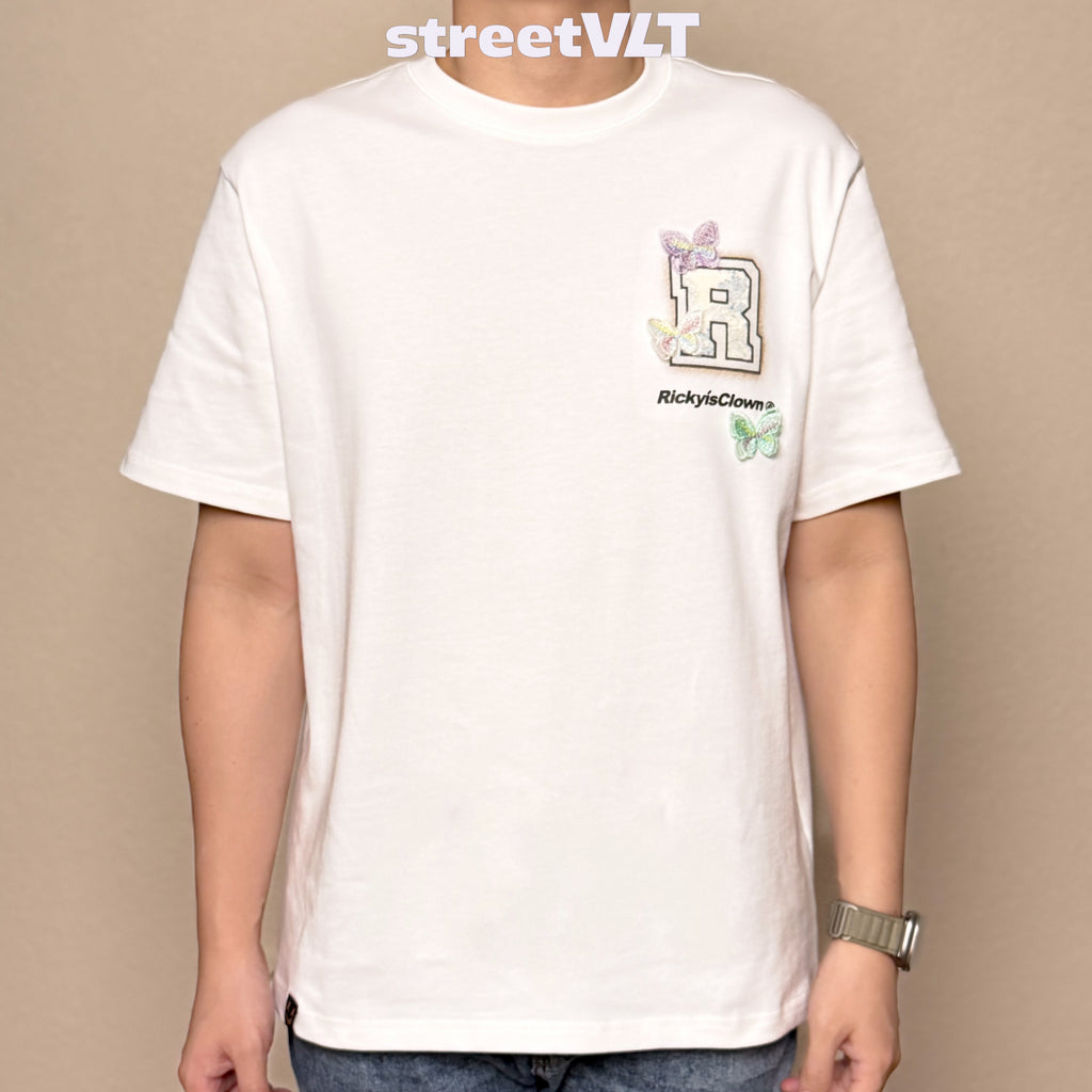 Ricky is Clown Colorful Butterfly Silk Language Tee