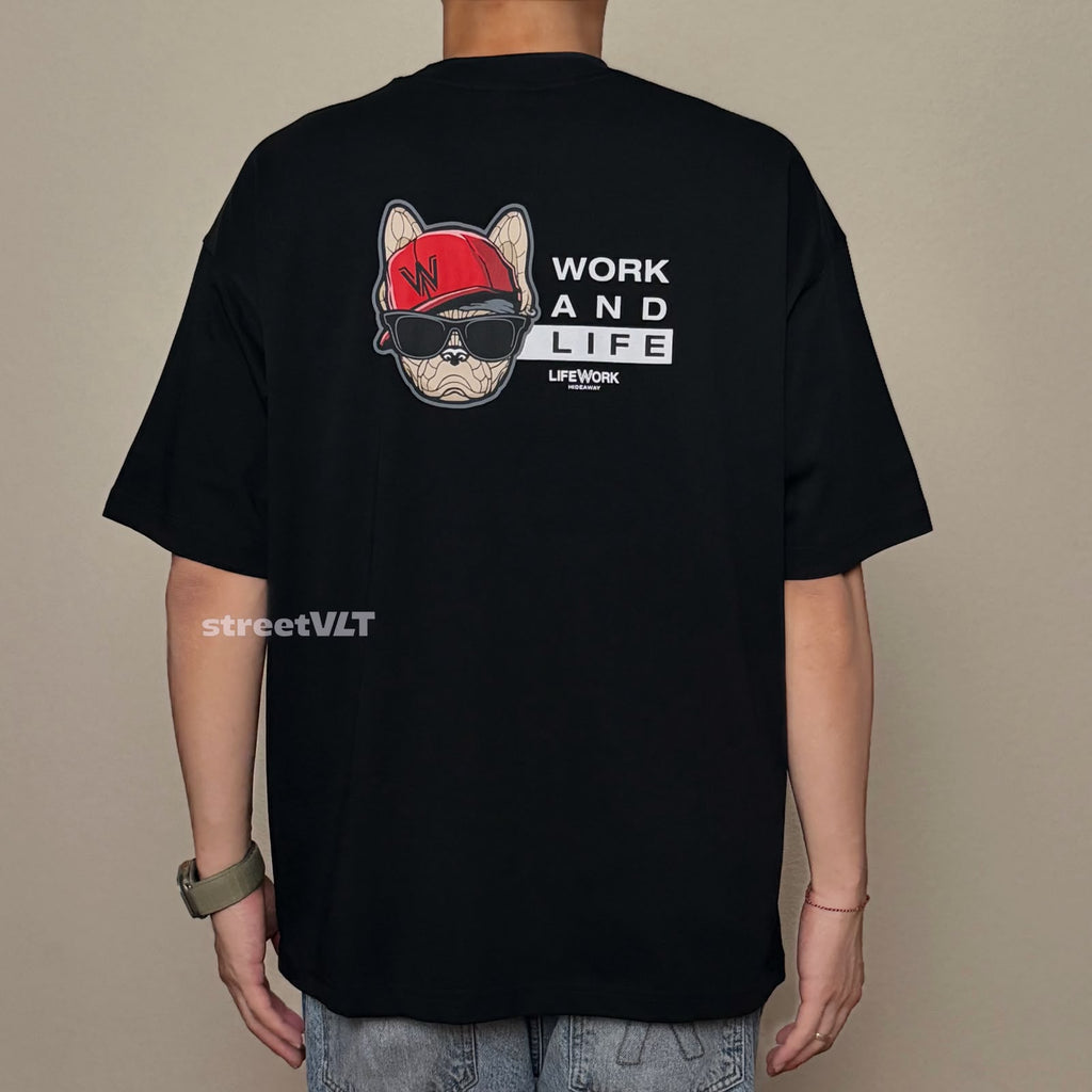 Life Work Korea Hipdog Print Tee