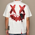 Ricky is Clown Bloody Black Panther Patch Embroidered Tee