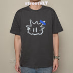 Ricky is Clown Photo Sticker Reflective Charcoal Grey Tee
