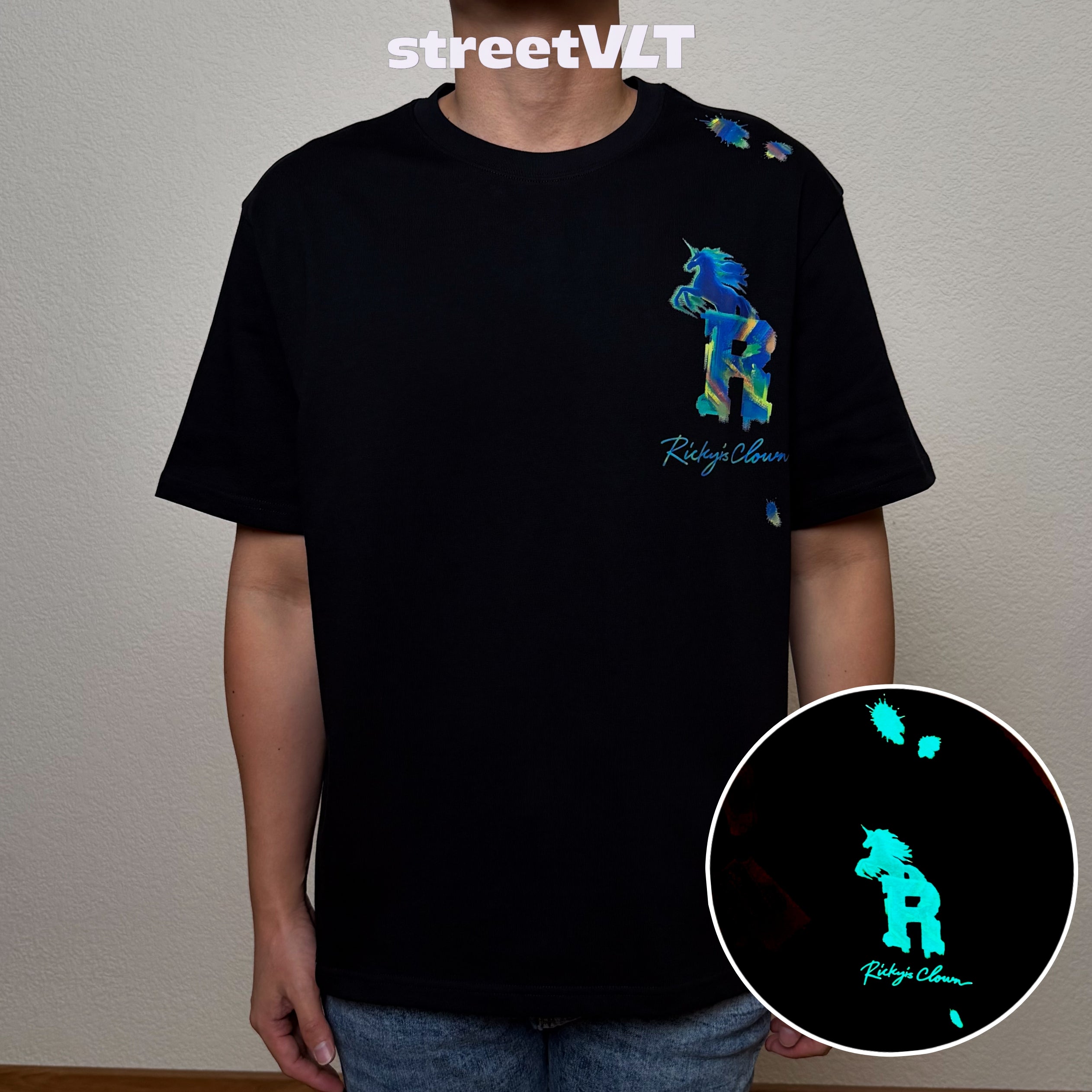 Ricky is Clown Painted Unicorn Tee