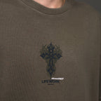 Life Work Korea Vintage Graphics Cross Tee