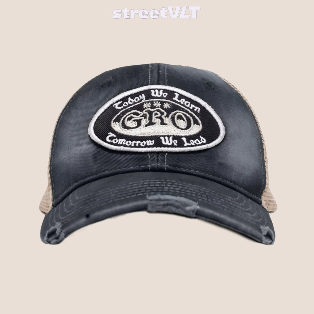 Gro Grocery x FootLoose Tycoon Distressed Trucker Cap