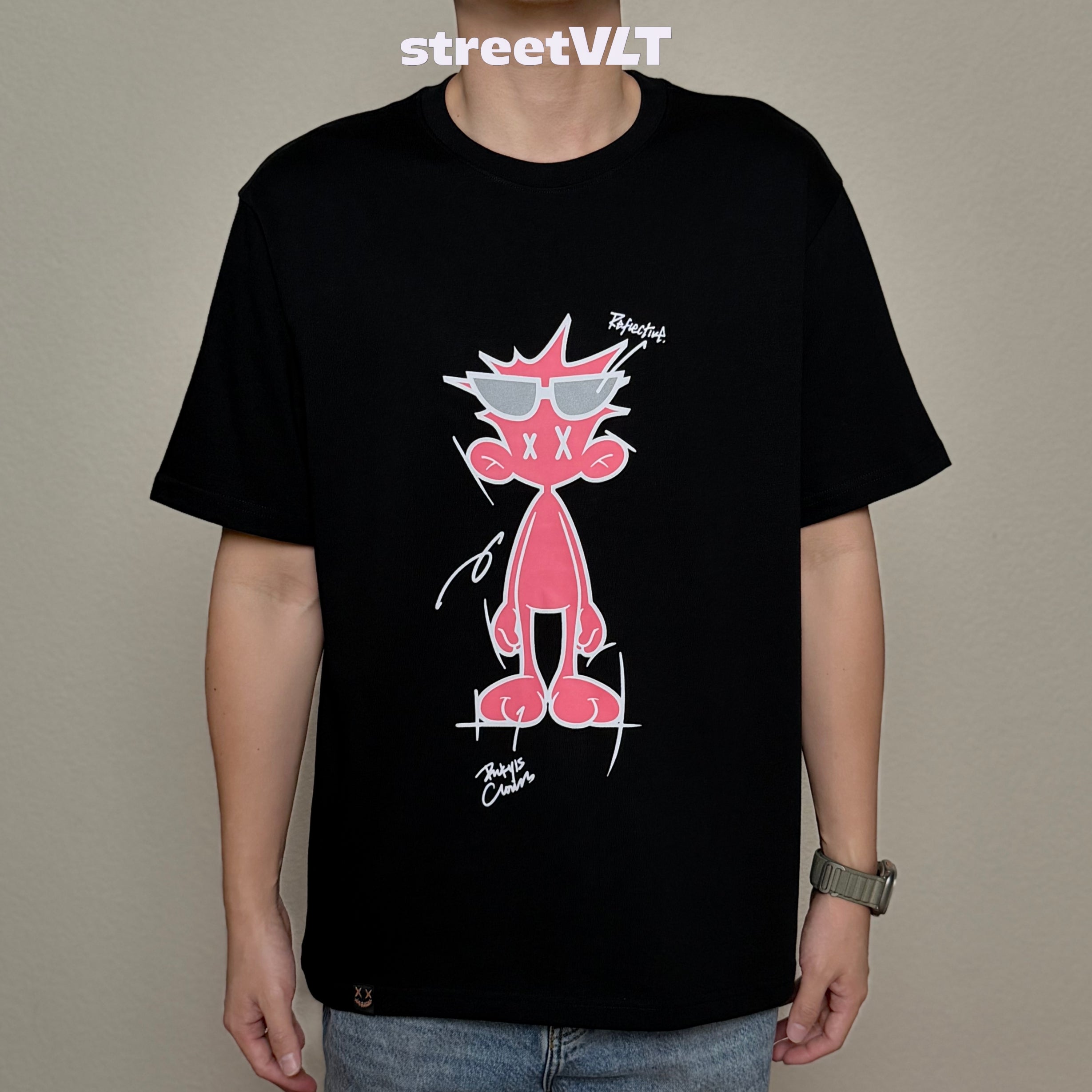 Ricky is Clown Mirror Graffiti Tee