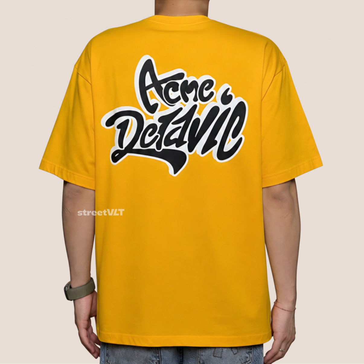 ADLV Exclusive Graffiti Font Logo Short Sleeve T-Shirt Acme De La Vie