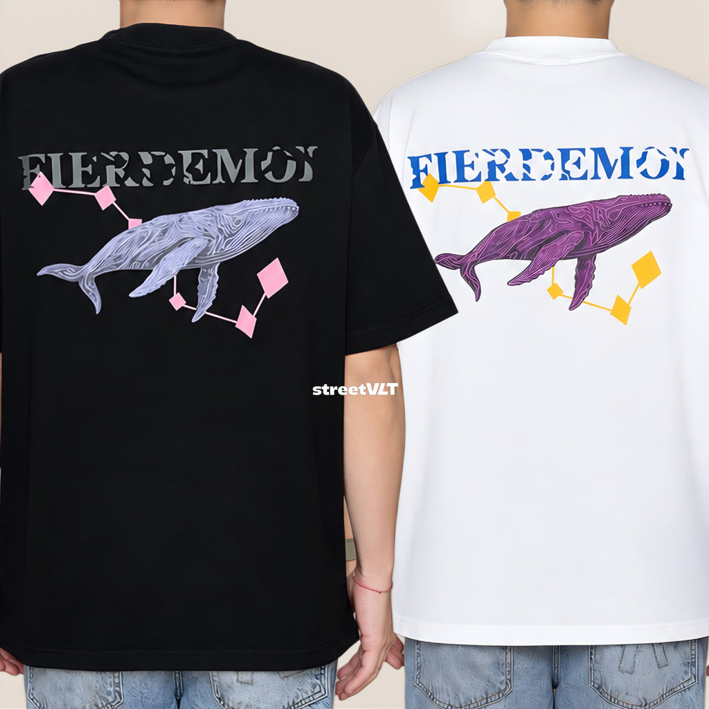 Fier De Moi Kite Whale Tee
