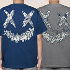 Ricky is Clown Blue and White Porcelain Applique Embroidered Tee 2 Original