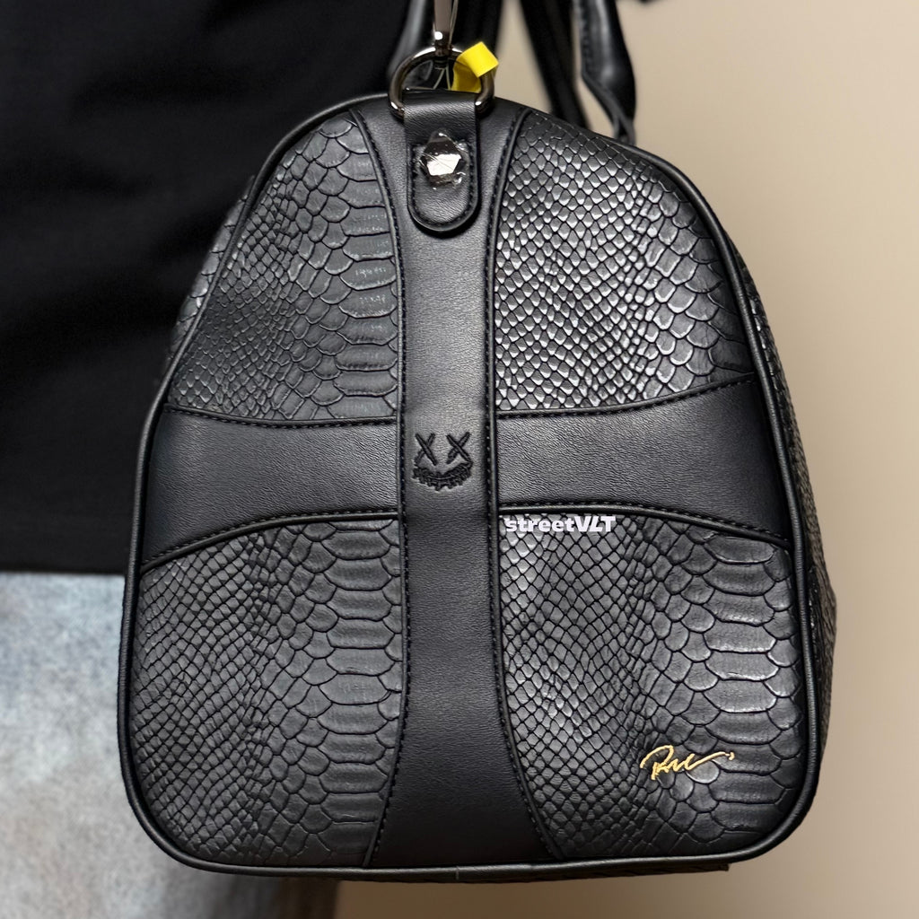 RIC Ricky is Clown Snake Leather Mamba Duffle Hand Bag