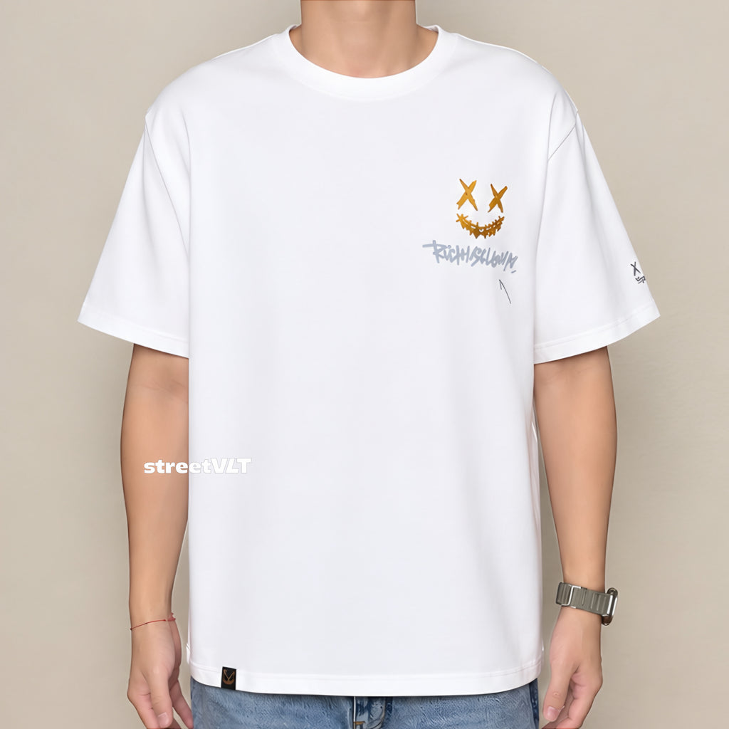 RIC Ricky is Clown Gold Powder Dragon Embroidered Tee